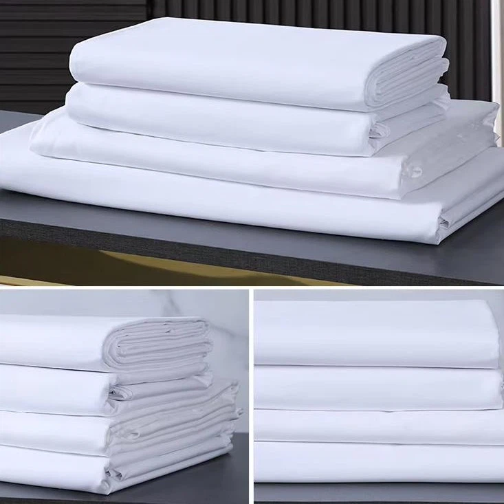 Pleegitatud valge kangas